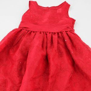 Girls Dress Red Party Princess Skirt Tutu Dresses